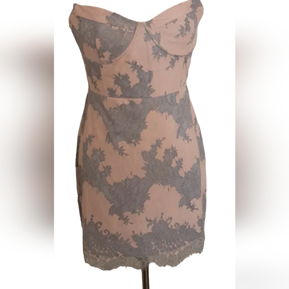 Etiquette Dress embroidery size S